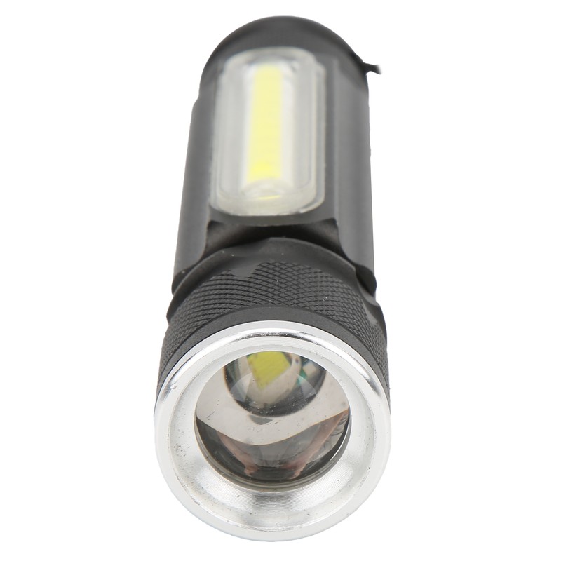 Flashlight Rechargeable Portable Aluminium Waterproof Nonslip Wearproof Pocket Flashlight