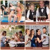 100 Set Plastic Champagne Tower Glasses 5 oz Coupe Cocktail