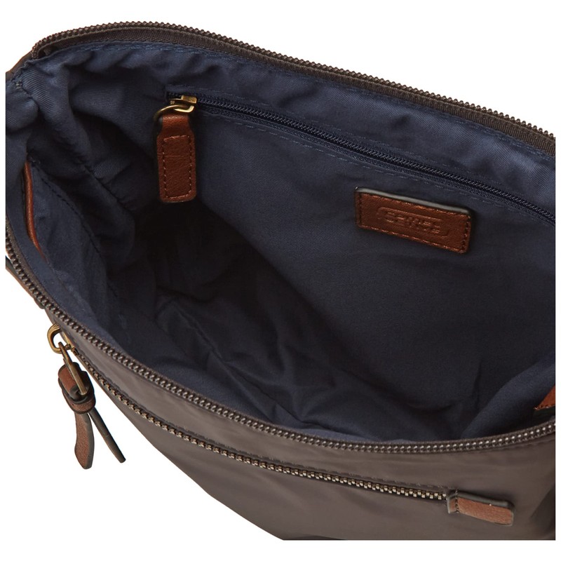 camel active Bari Damen Umhängetasche Crossbody Bag Groß Grau