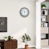 JUJUDA Large Wall Clock for Living Room Decor Modern Big