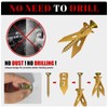 420 Pcs Self Drilling Drywall Anchors with Screws Kit, 2