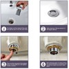 Bathroom Sink Drain Anti Clog Basin Popup Bounce Draining Stopper