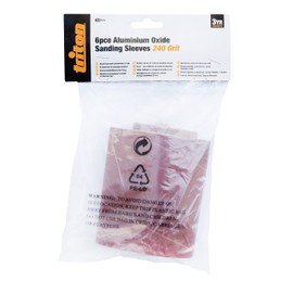 Triton Aluminium Oxide Sanding Sleeves 6pce TSS240G Sanding Sleeves 6pce 240G (509178)