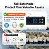 YeloDeer 12V DC Digital Refrigeration Thermostat with Automatic Defrost