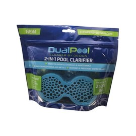 DualPool 2-in-1 Pool Clarifier, Pool Cleaner, Pool Cleaning, Non-Toxic, Reduces Harmful Chemicals, Removes Metals, Treats up to 21,000 gallons