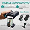 Phone Adapter Pro for Binoculars. Monoculars, Spotting Scopes, Astronomical Telescopes