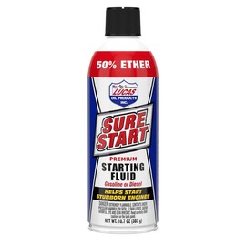 Lucas Oil 11238 Sure Start Premium Starting Fluid - 10.7 Ounce (Pack of 12)