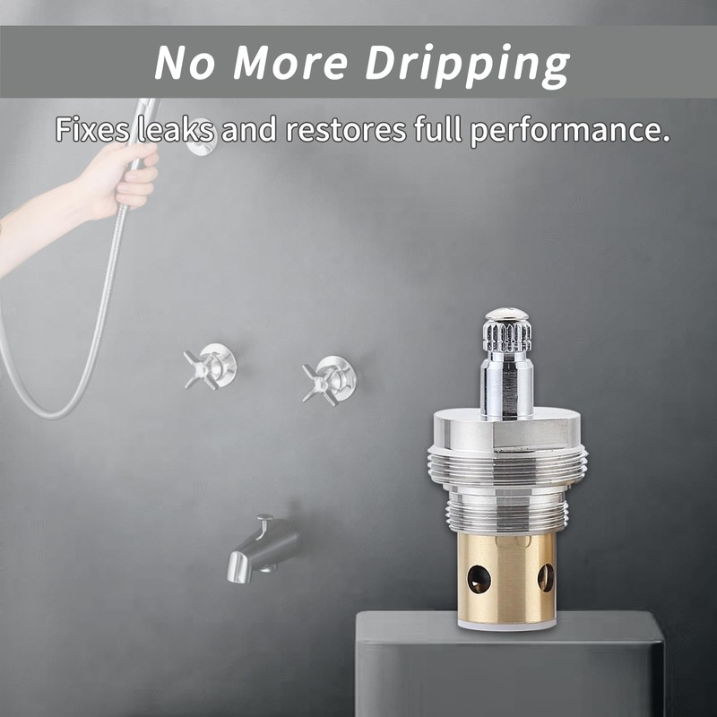 Faucets Stem Compatible with 6N-7C (17018B), Cold Water Stem with