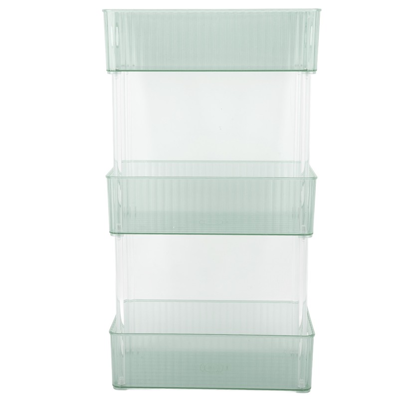 Acrylic Bathroom Storage Rack 3 Tiers Bathroom Counter Organizer Countertop