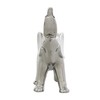 Deco 79 Ceramic Elephant Decorative Sculpture Standing Home Decor Statue,