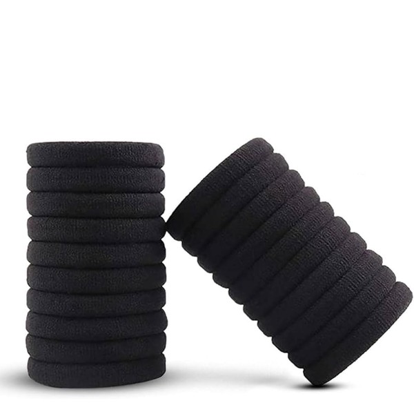 Hair Ties for Women Thick Hair, Large Soft Seamless Nylon