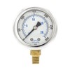 2 Pack of Liquid Filled Lower Mount Pressure Gauge with