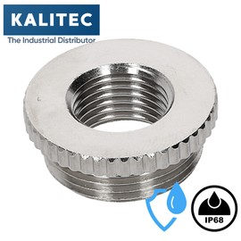 Kalitec D6720163 Reduction Knurled M20/M16 Brass Pack of 3