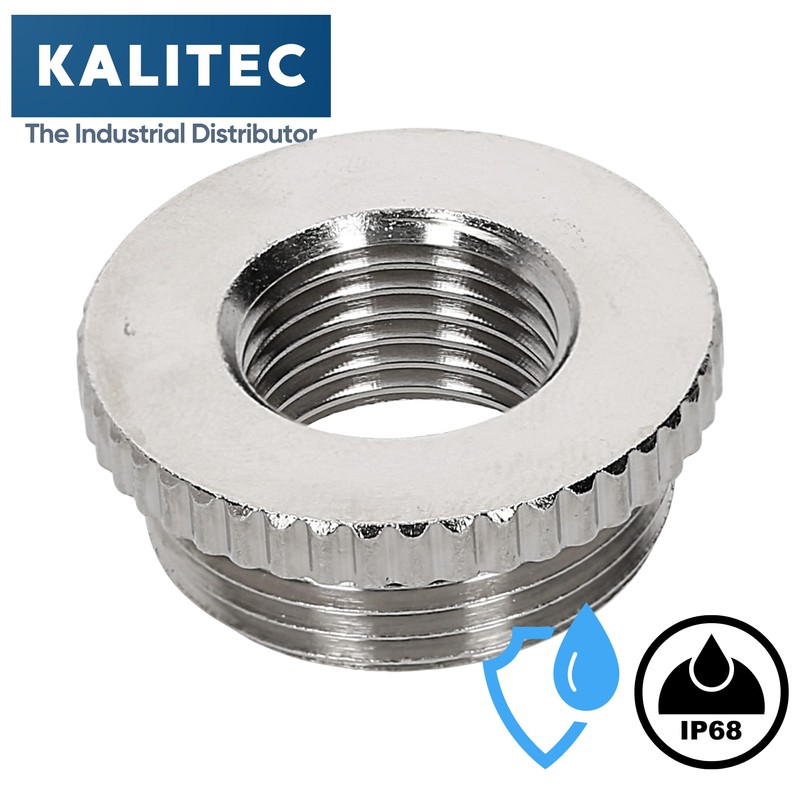Kalitec D6720163 Reduction Knurled M20/M16 Brass Pack of 3