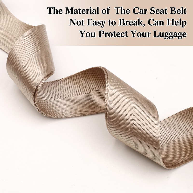 Luggage Strap Cross Luggage Belt with TSA Certified Customs Lock