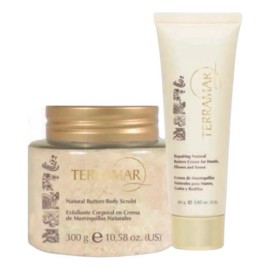 Set Terramar Crema Para Manos De Mantequillas + Exfoliante Mantequilla