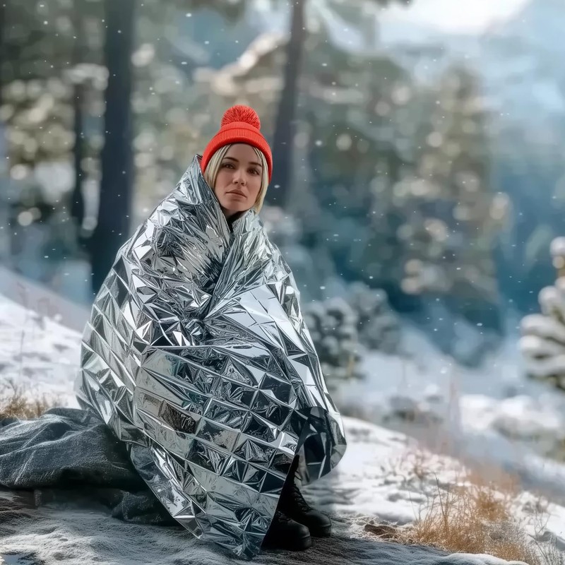 Altland 25 Pack of Emergency Blankets - Bulk Heat Reflective