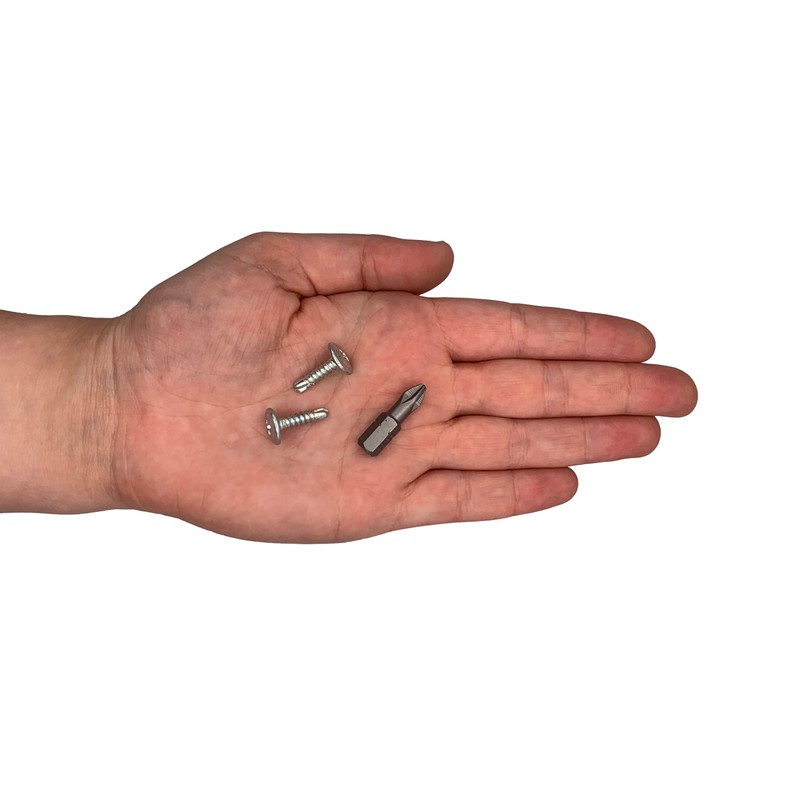 300 Pieces Zinc Plated Steel Screws 4.2 x 16mm Modified