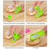 2 Pieces of Garlic Graters, 2 Pieces of Transparent Hooks,