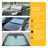 Ziciner Ziciner Car Windshield Sun Shade with Storage Pouch, Auto