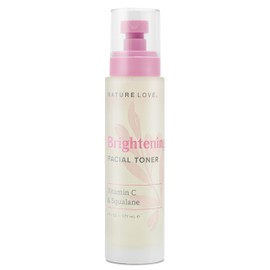 Nature Love Facial Toner - with Vitamin C & Squalane for Radiant Complexion | Made in USA, Cruelty & Paraben Free (6 Fl Oz)