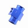 Universal Metal Car Water Temperature Sensor Adapter Blue for Most