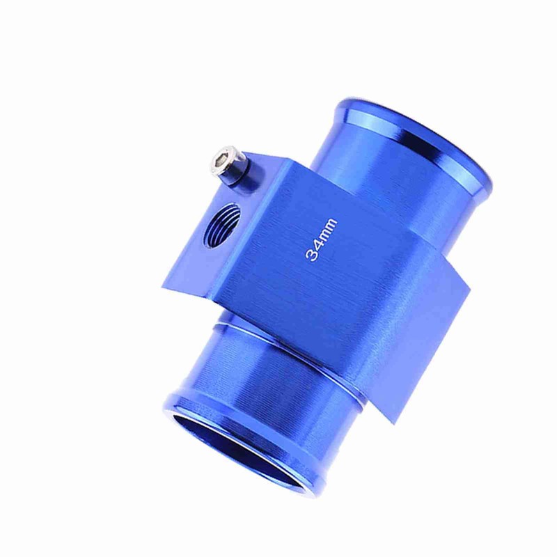Universal Metal Car Water Temperature Sensor Adapter Blue for Most