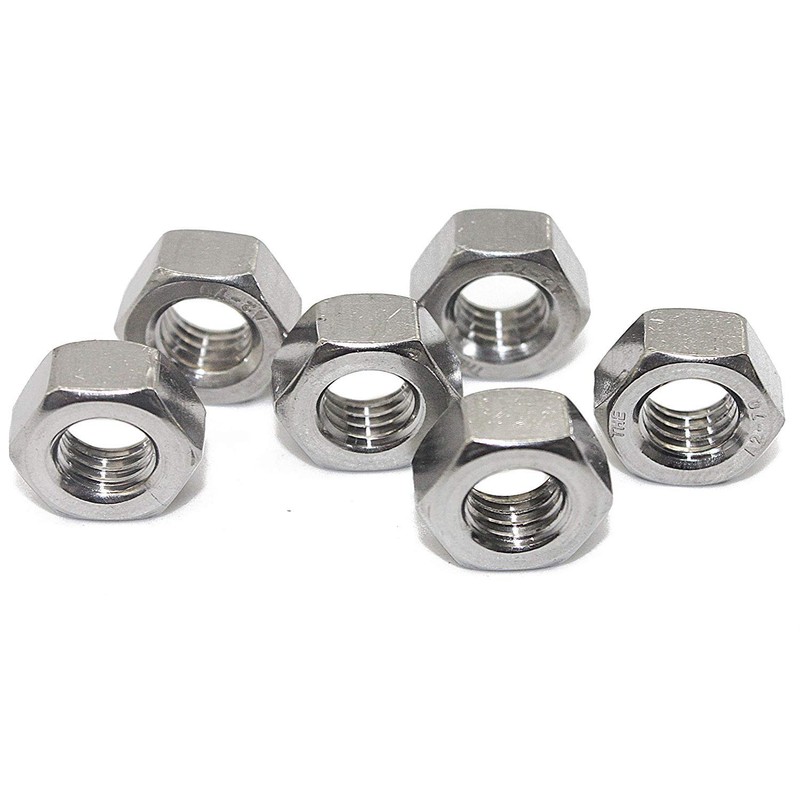 M2.5 Pack of 100 V2A Hexagon Nuts DIN 934 /