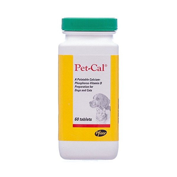 Pet Tabs Calcium Formula Supplement, 60 Count