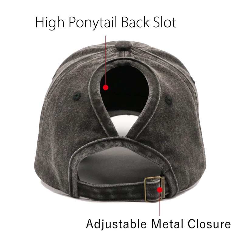 ProMindFun Womens Pony Hat High Ponytail Baseball Cap Girls Messy