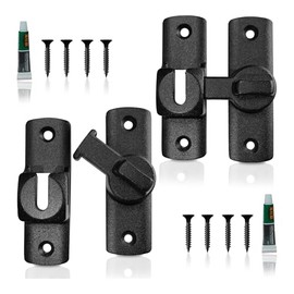 2 Piezas Pestillo De Puerta Abatible De 180 Grados, Pasador Para Puerta De Baño,Diseño Actualizado Engrosado Y Resistente A La Oxidación, Adecuado Par