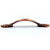 Jetland Cabinet Hardware Handle Pull - 5-Pack, Coffee Brown, 2-1/2"