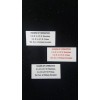 (3) HIGH QUALITY DUNCAN PARKING METER "HOURS OF OPERATION CARDS"