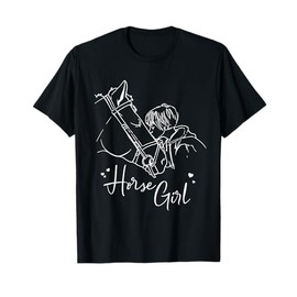 Horse Girl Amo I Miei Cavalli Regalo per L'equitazione Maglietta