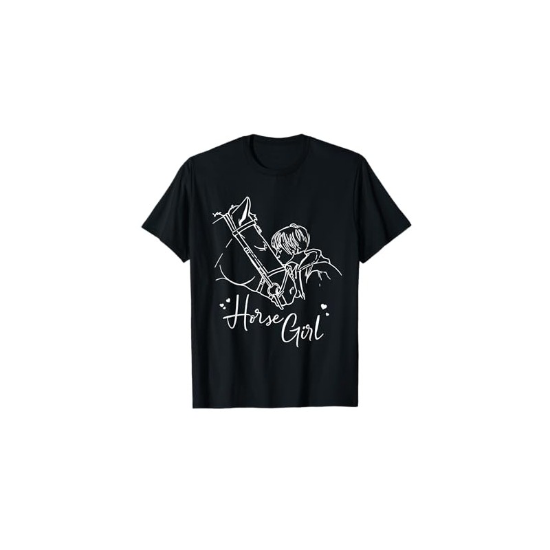Horse Girl Amo I Miei Cavalli Regalo per L'equitazione Maglietta