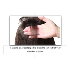 Bohyme Remi Human Hair Adhesive Skin Weft Extension 18" - #1B (OFF BLACK)