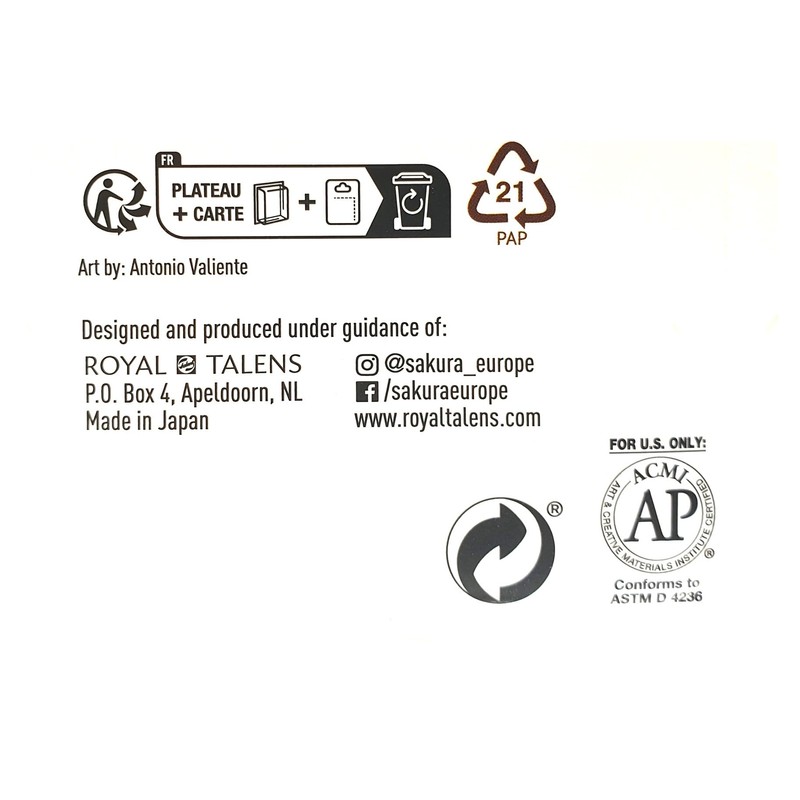 Sakura Pigma Micron Case 10 Fineliners Black | 6 Pieces