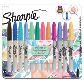 Sharpie - Marcadores permanentes, girls, Colores Variados, 12-Count