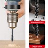 Saipor 7pcs Nitriding Coated Spiral Screw Thread Tap HSS 6542
