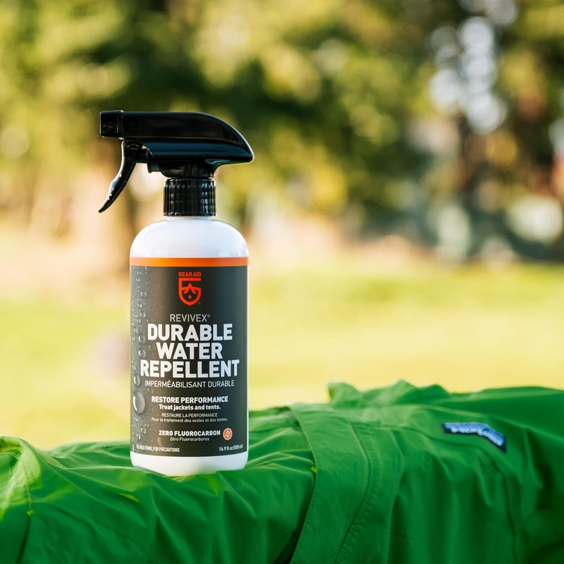 GEAR AID Revivex Durable Water Repellent (DWR) Spray for Waterproofing,