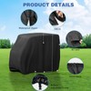 Jungda Golf Cart Cover,Waterproof Universal 4 Passenger Golf Cart Covers,Golf