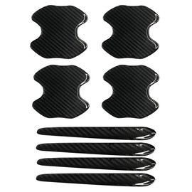 Car Door Handle Protector, Alphard & Vellfire 40 Series, 30 Series, Tank, 900 Series, 910 Series, Lumy, 900 Series, M910A M900A, Scratch Prevention, Pack of 8, Black