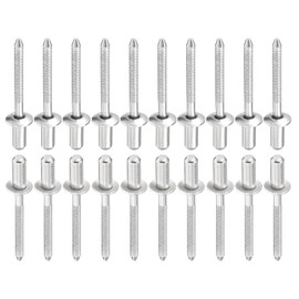 DTGN 4.8 mm x 11 mm (DxL) Blind Rivets - 50 Pack - Good for Machine Connection - 304 Stainless Steel Dome Closed End Rivet
