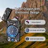 Plasma Portable Electric Lighter, Windproof USB Rechargeable, with LED Lighting