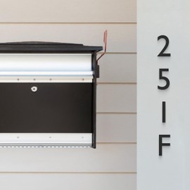 Architectural Mailboxes 3582B-D House Letter, 4 inch, Black