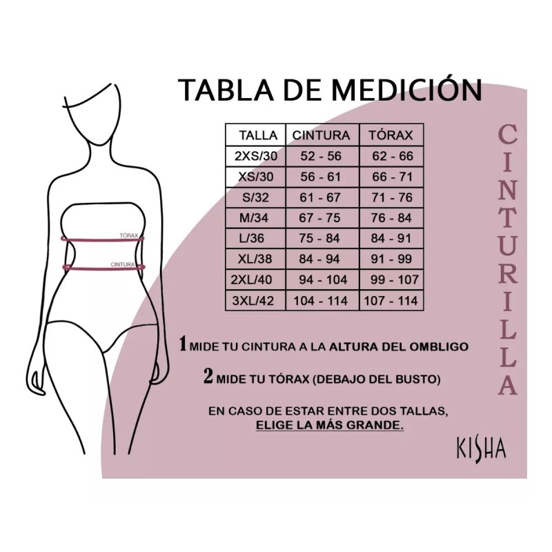 Kisha Faja Colombiana Moldeadora De Cintura