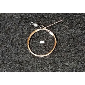 Unbranded NWF Lot of 7 Strands AFW 40lbs Stainless Steel Fishing Wire Leader W/Mini Sleeve - 1 leader