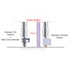3D Printer Melting Zone Extender High Flow Speed Adapter Compatible