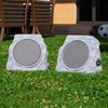 2 Pack Solar Rock Speakers Outdoor Waterproof Patio with Lights