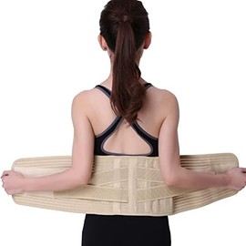 Faja lumbar para la espalda, soporte lumbar para levantar peso, para el dolor de espalda, ciática, escoliosis, hernia discal, cinturón lumbar 3D de